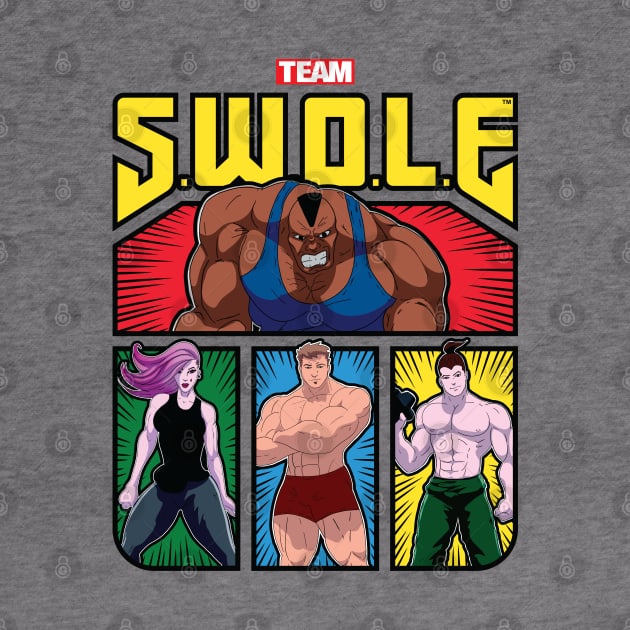 TEAM SWOLE HEROES by D3